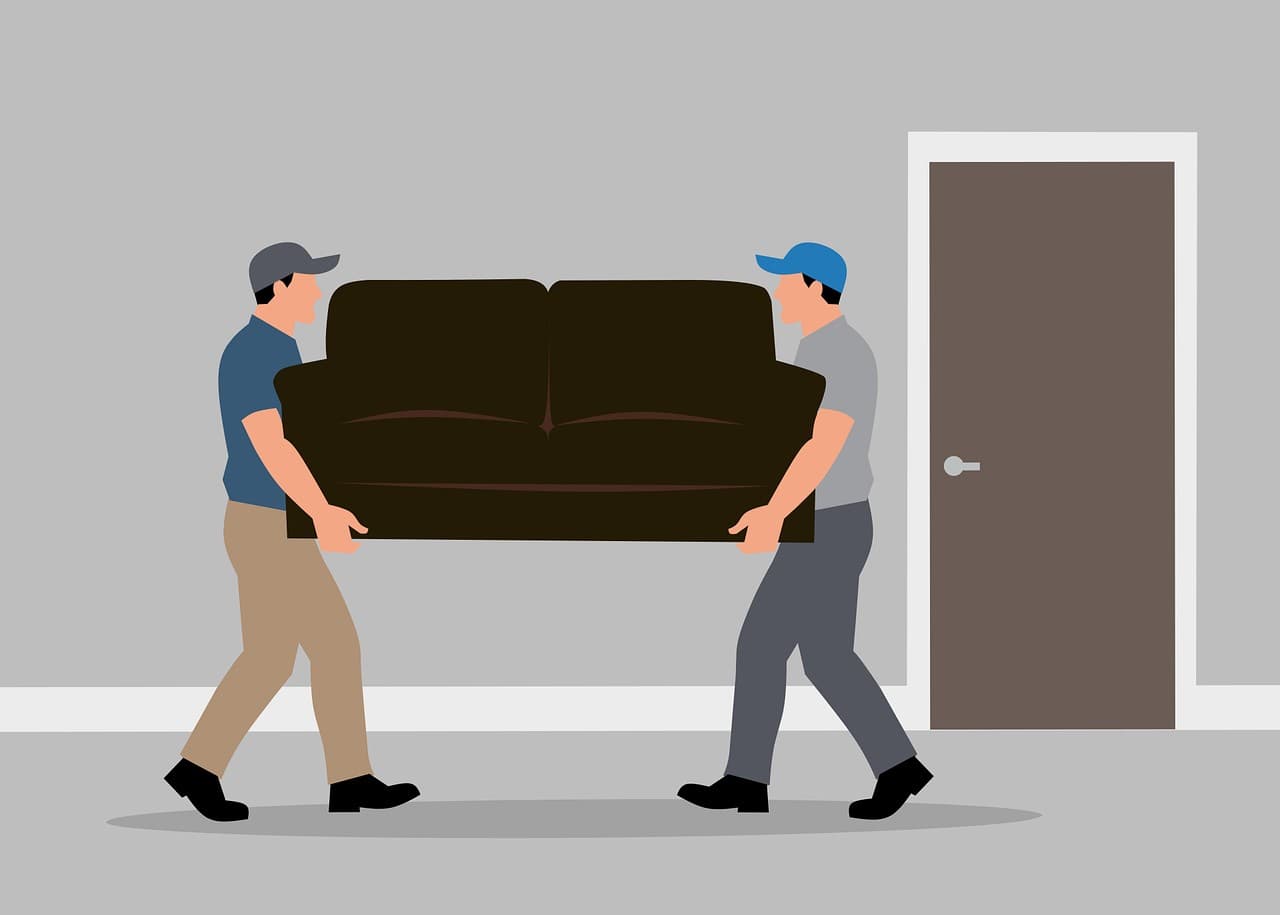 Professional furniture moving techniques